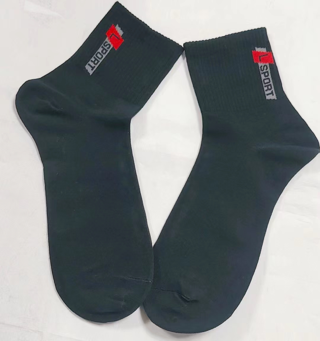《100%棉》休闲运动男袜L8748