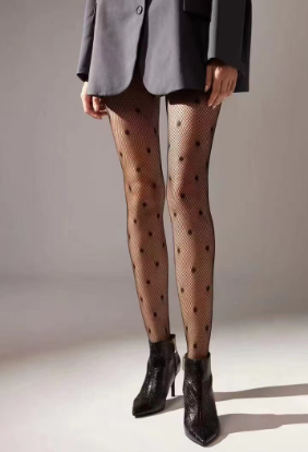提花丝袜